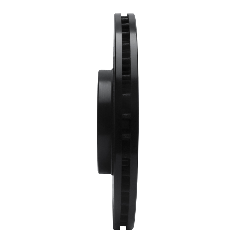 Volvo S60 Brake Rotor (1) - Front Left - R1 Concepts - Drilled & Slotted - Black - `03-`09